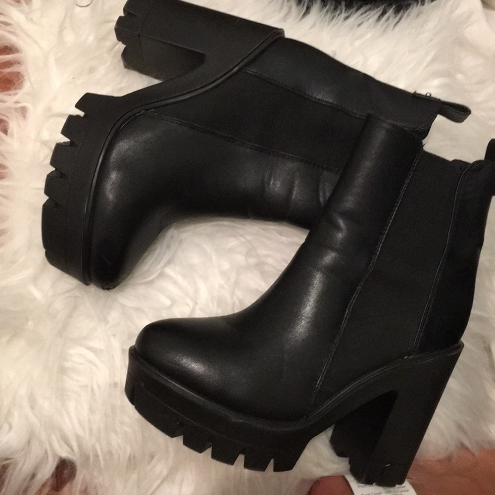 Chunky Platform Booties - image 1